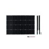 Panel solar 110 Wp con estructura y cables para KIT AMPLIABLE