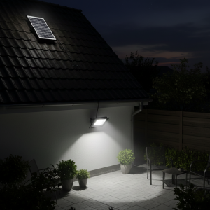 Alternative view of Reflector de seguridad solar con control remoto 60W