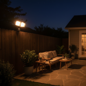 Alternative view of Reflector solar dual con sensor 900 lm