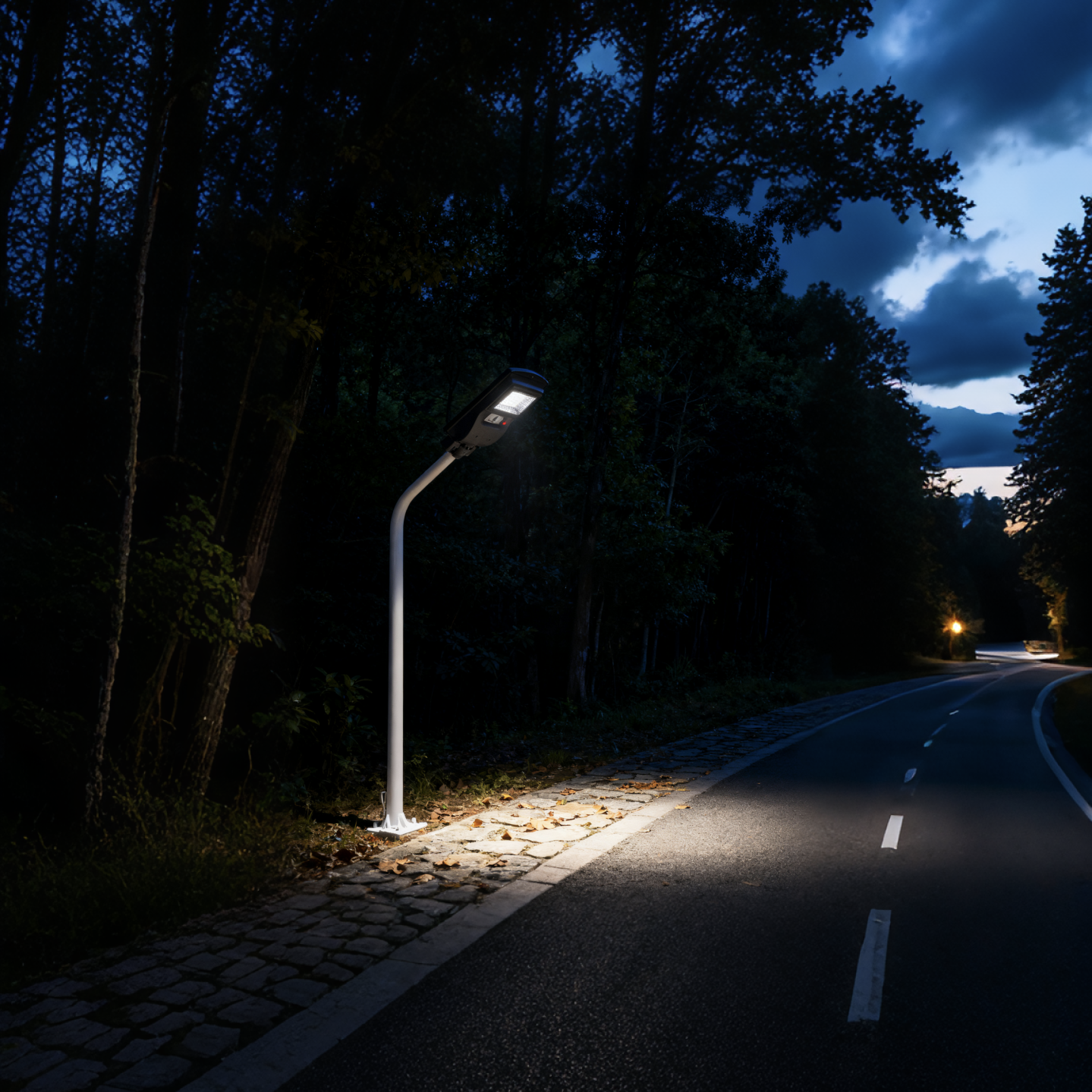 Luz calle con panel solar con sensor movimiento 20W - Imagen 3