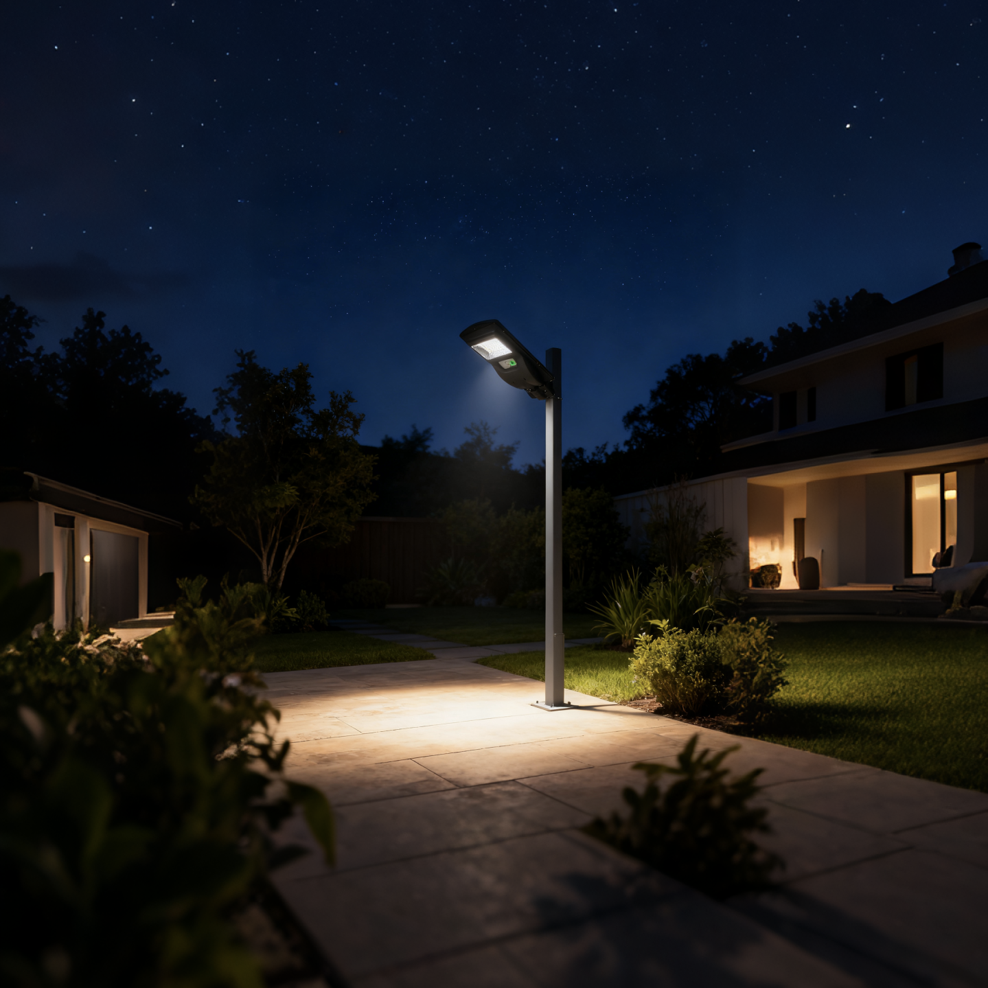 Luz calle con panel solar con sensor movimiento 20W - Imagen 4