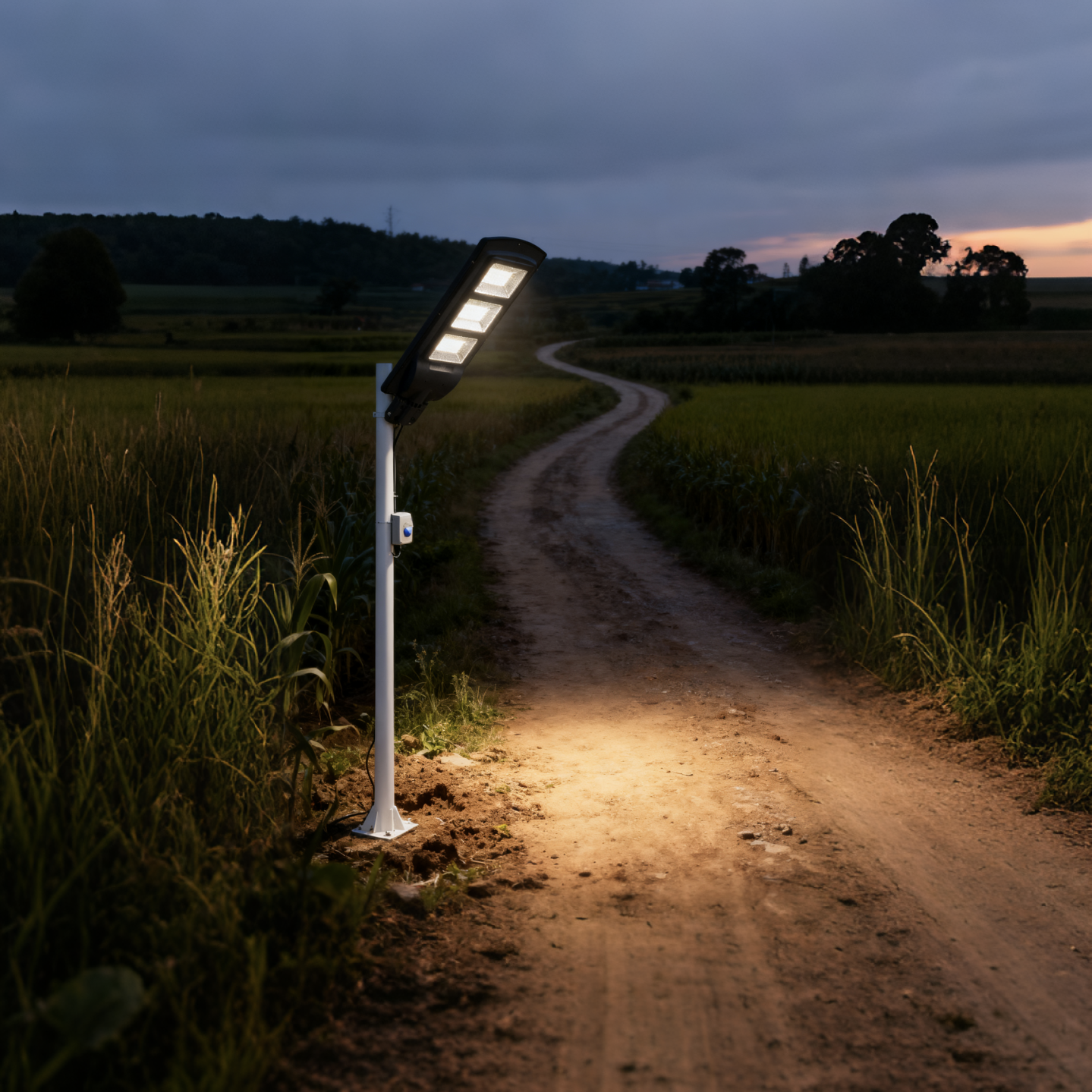 Luz calle con panel solar con sensor movimiento 60W - Imagen 5