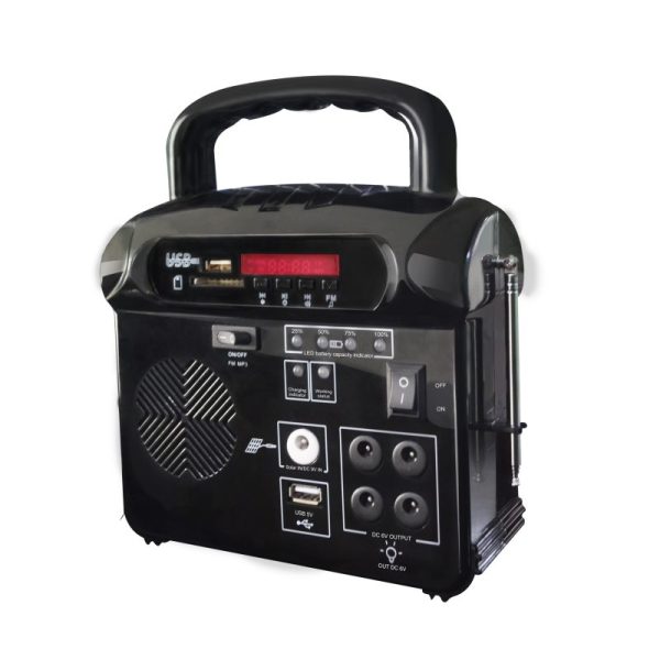 Kit de emergencia solar con radio y Bluetooth - Imagen 2